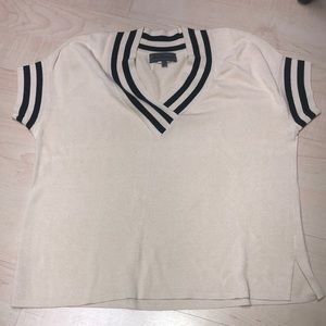 Les Copains short sleeves sweater sz 48/L